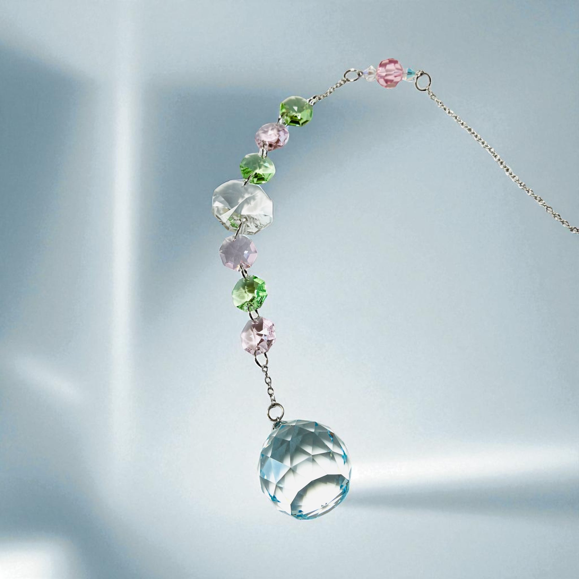 ボール型 ロングサンキャッチャー（30mm ブルー） | Leaf House