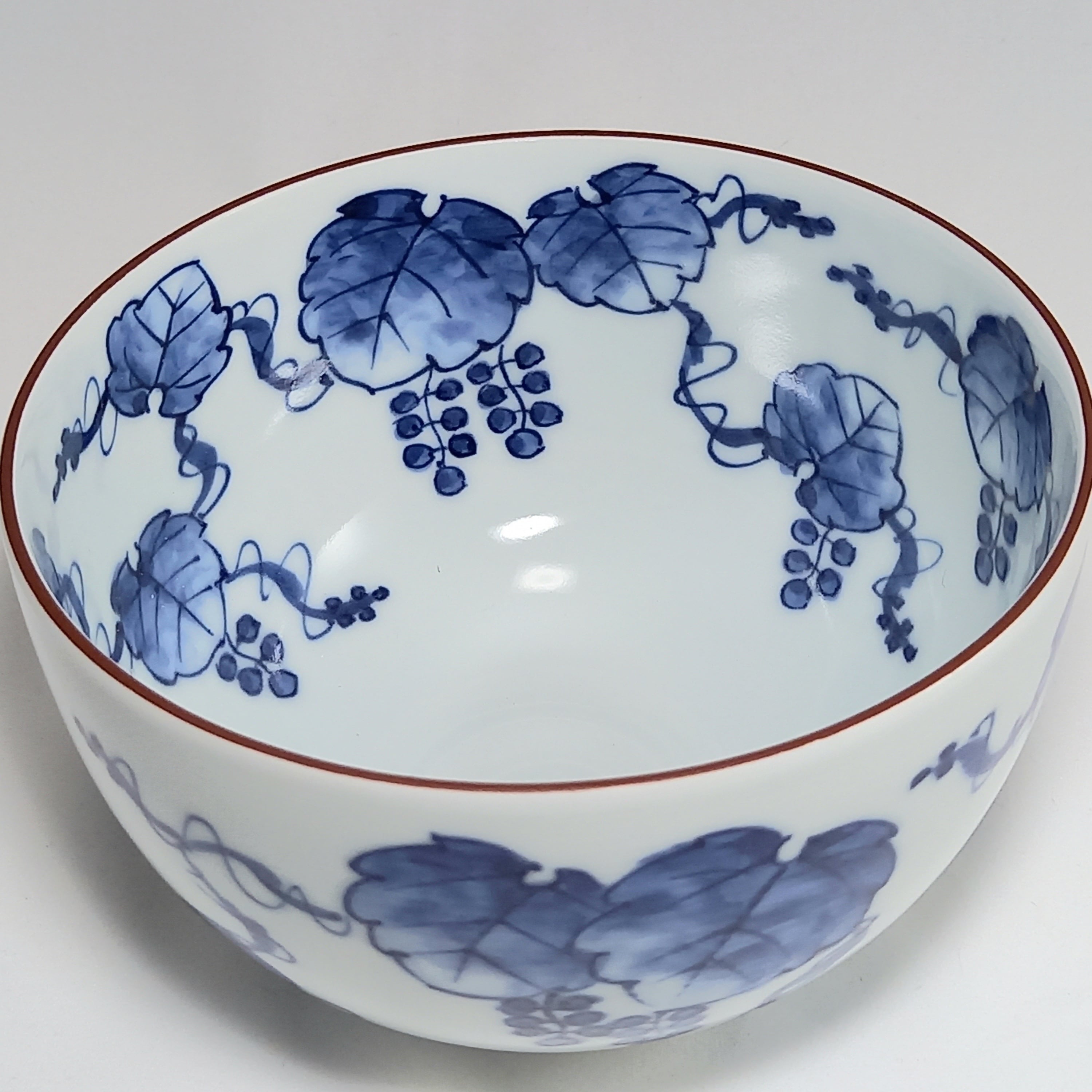 蔦唐草文ボール（小） | 京の器 竹峰窯 Chikuhougama -