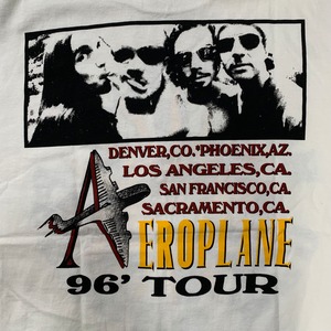 11712 RHCP レッドホットチリペッパーズ バンドTシャツ 両面 L
