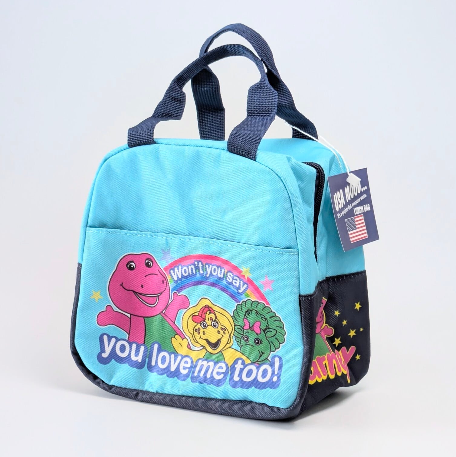 【 Lunch Bag / ランチバッグ 】Barney & Friends（ バーニーアンドフレンズ ） / お弁当箱入れ〚アメリカン雑貨 アメトイ〛