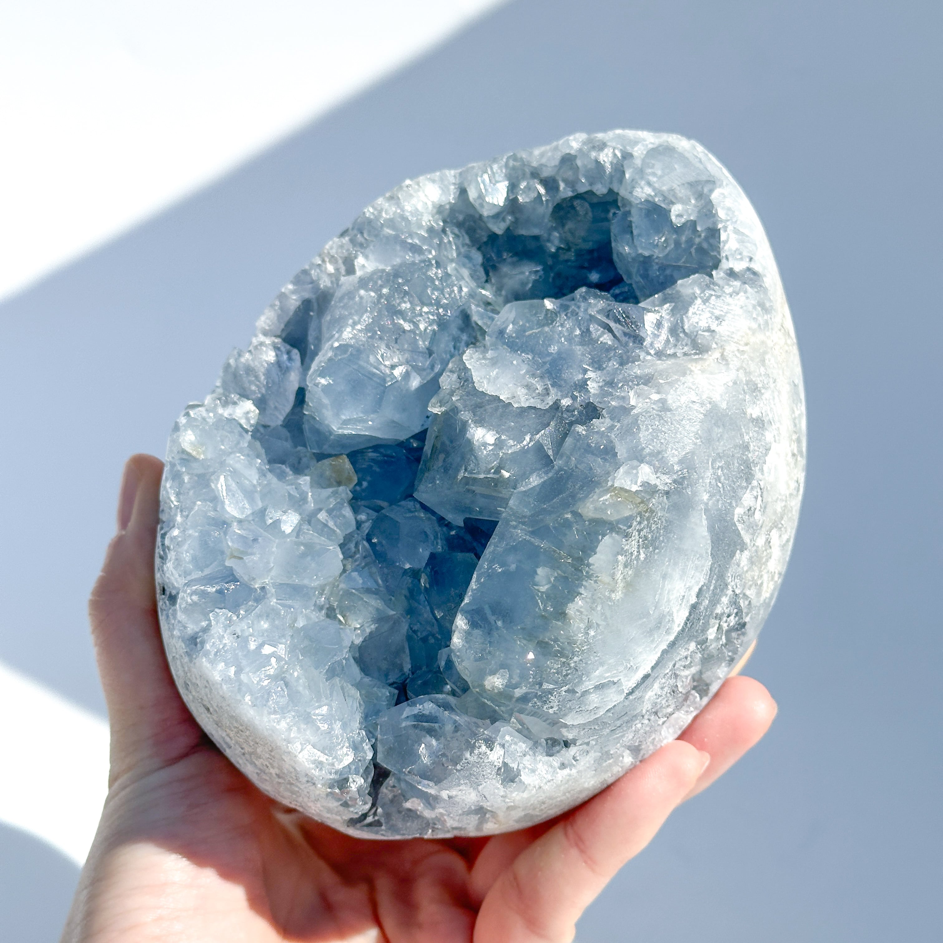 Bigセレスタイト 原石 41◇ Celestite ◇天然石・鉱物・パワーストーン