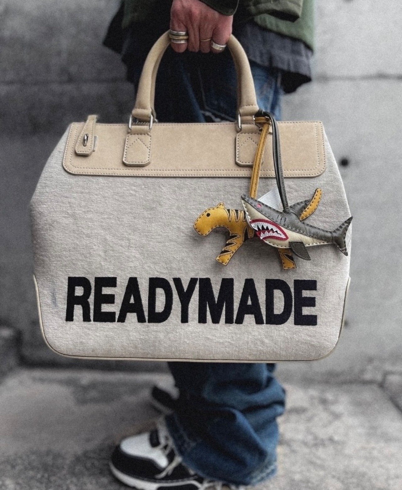 廃盤READYMADE レディメイド バーキン&ベアーチャーム 青かっ