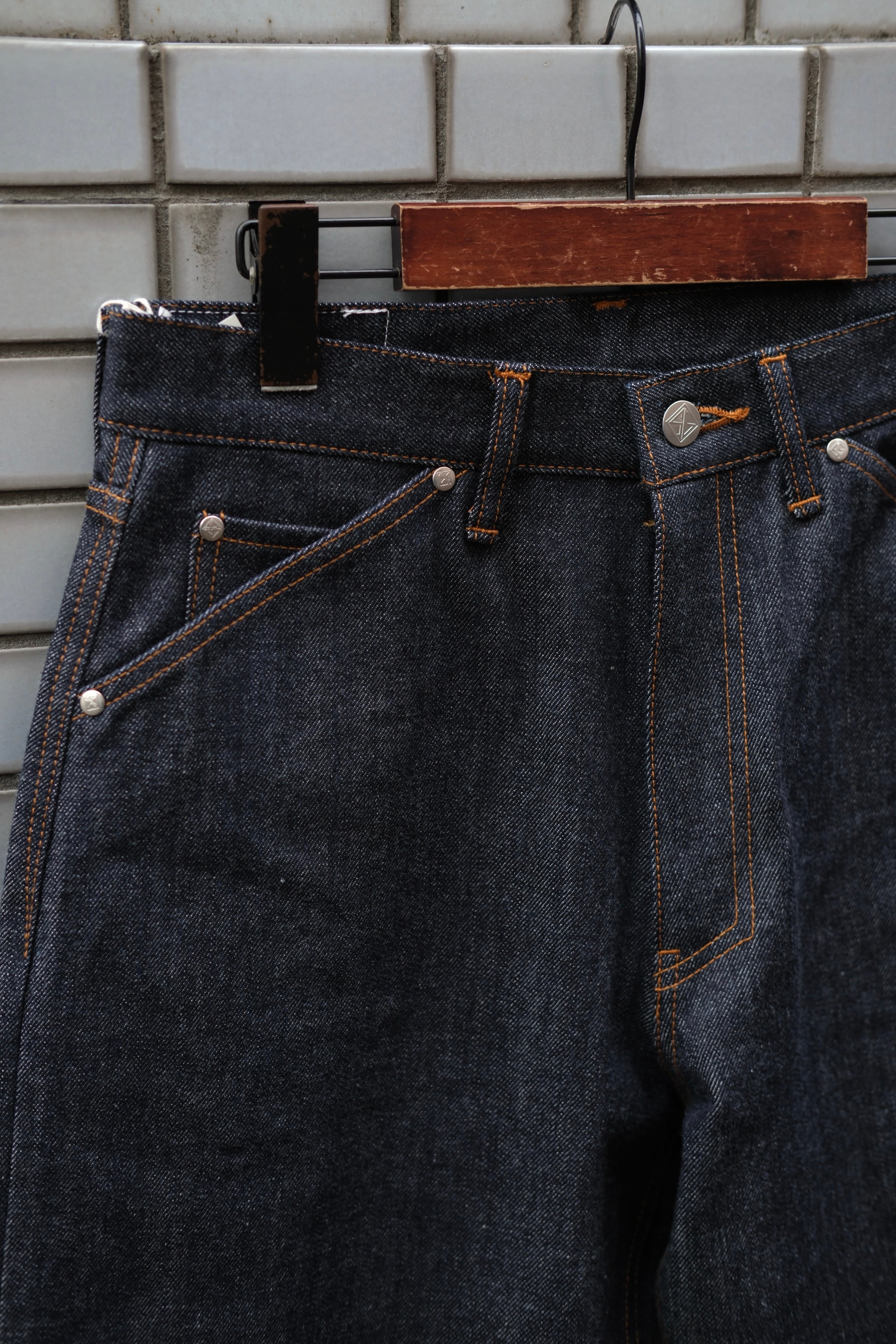 Utah／”stabilizer gnz” 0-09 selvedge wide straight／indigo | Utah