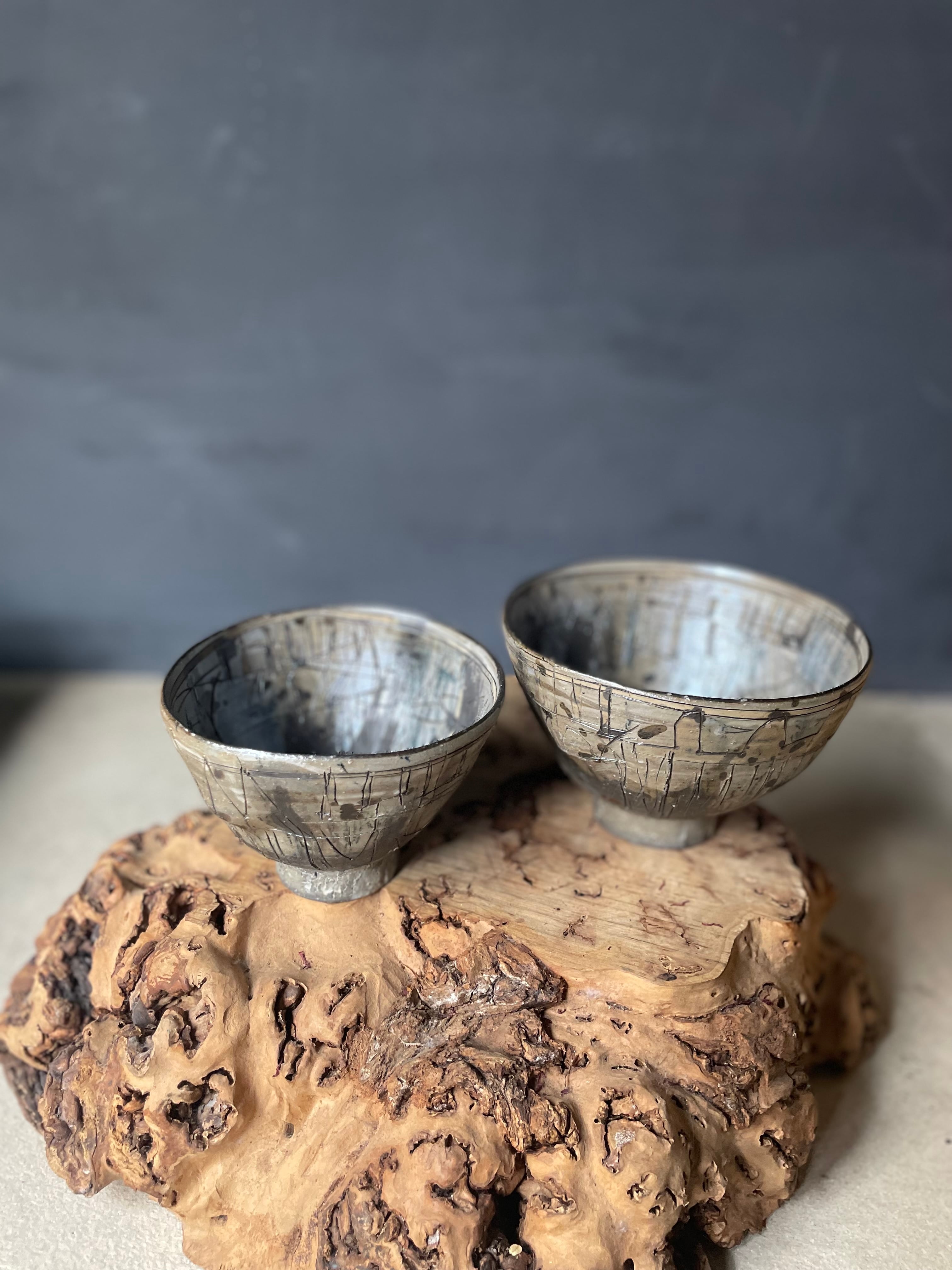 原依子 蓋付き菓子鉢 大阪四天王寺参道・豆皿と御菓子 うたかた