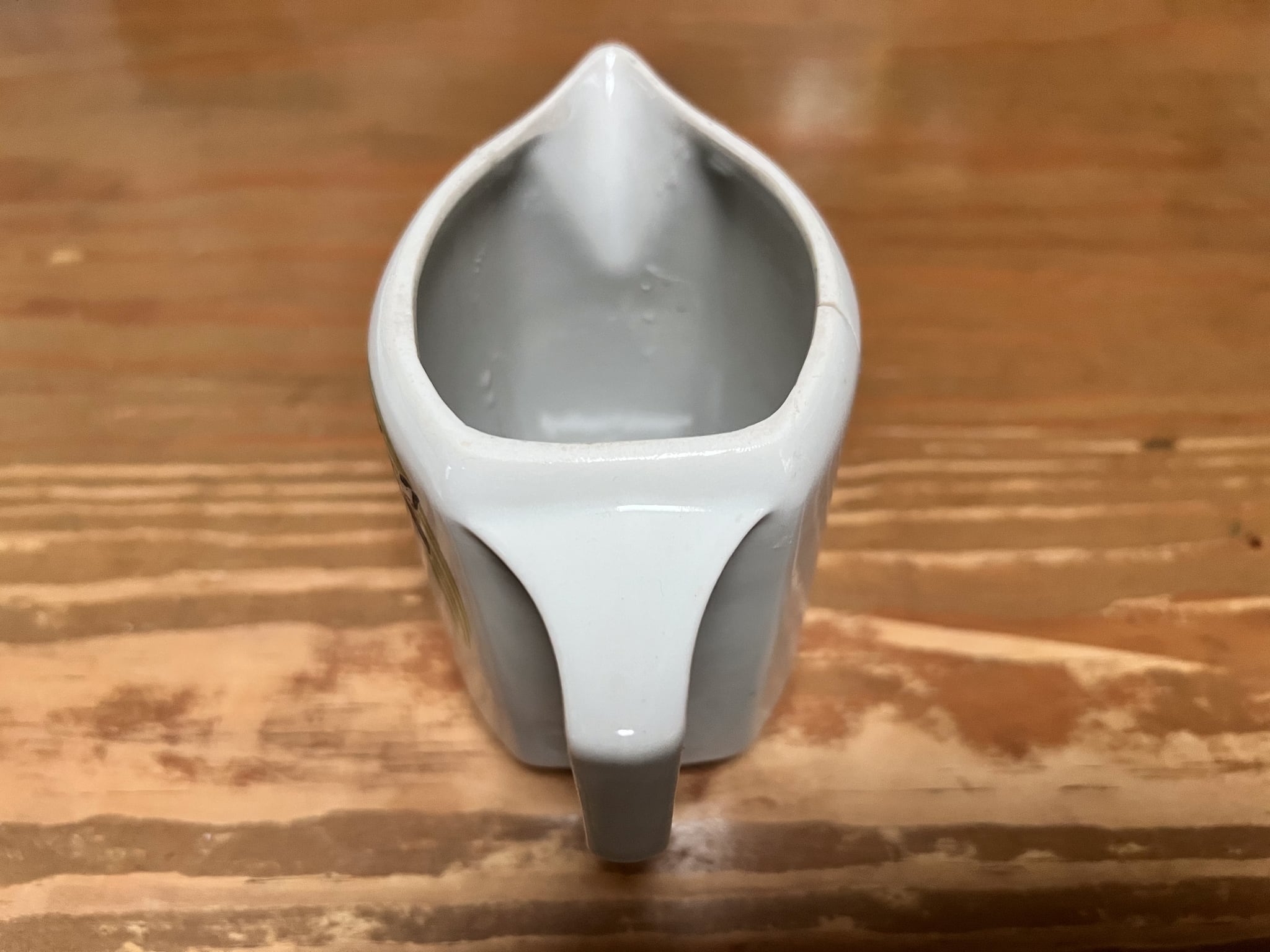花柄がかわいい陶器の小さなピッチャー (大)フレンチアンティーク ブロカント