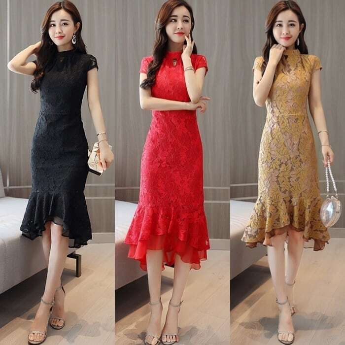 ドレス パーティードレス ミモレ丈ドレス 膝下 ミモレ ミモレ丈 袖あり フレンチスリーブ ハイネック スタンドカラー スリム レース かわいい 大人可愛い きれいめ 上品 おしゃれ お洒落 大人女子 エレガント 存在感 フォーマル 華やか 10代 20代 30代 レディース 女性用 デート お出かけ 女子会 パーティー イベント リゾート ホテル レストラン 春 夏 秋 結婚式 2次会 1.5次会 お呼ばれ M L XL 2XL 3XL 黒 ブラック 赤 レッド ベージュ