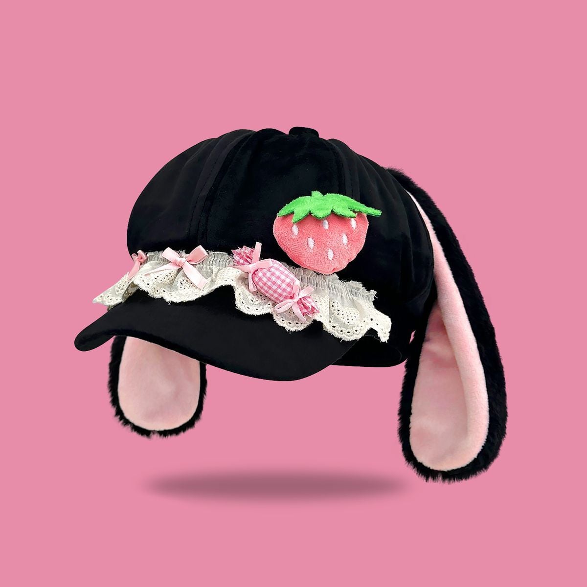 うさみみいちごフリル帽子 | Maiden's Rêve