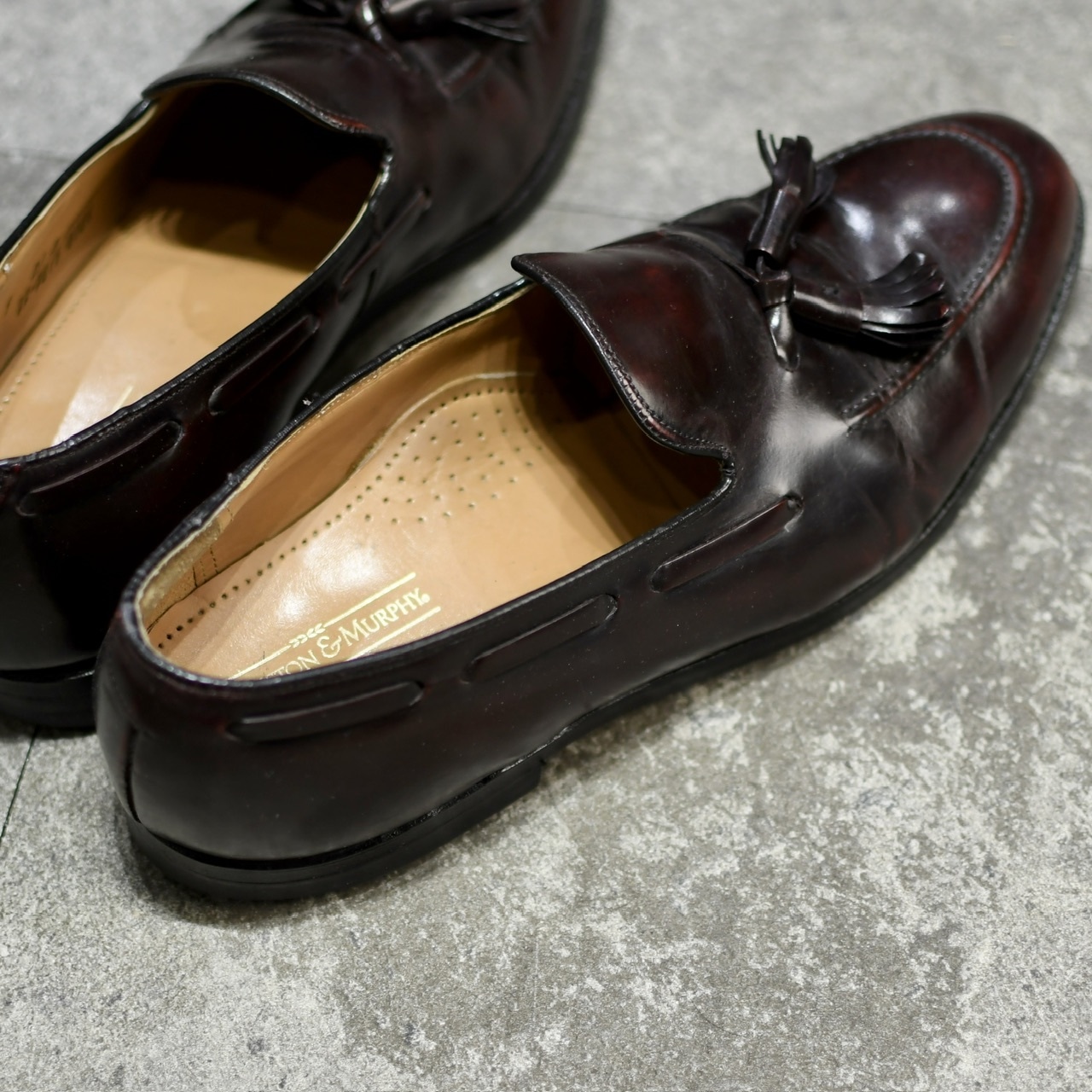 Johnston & Murphy brown tassel loafer