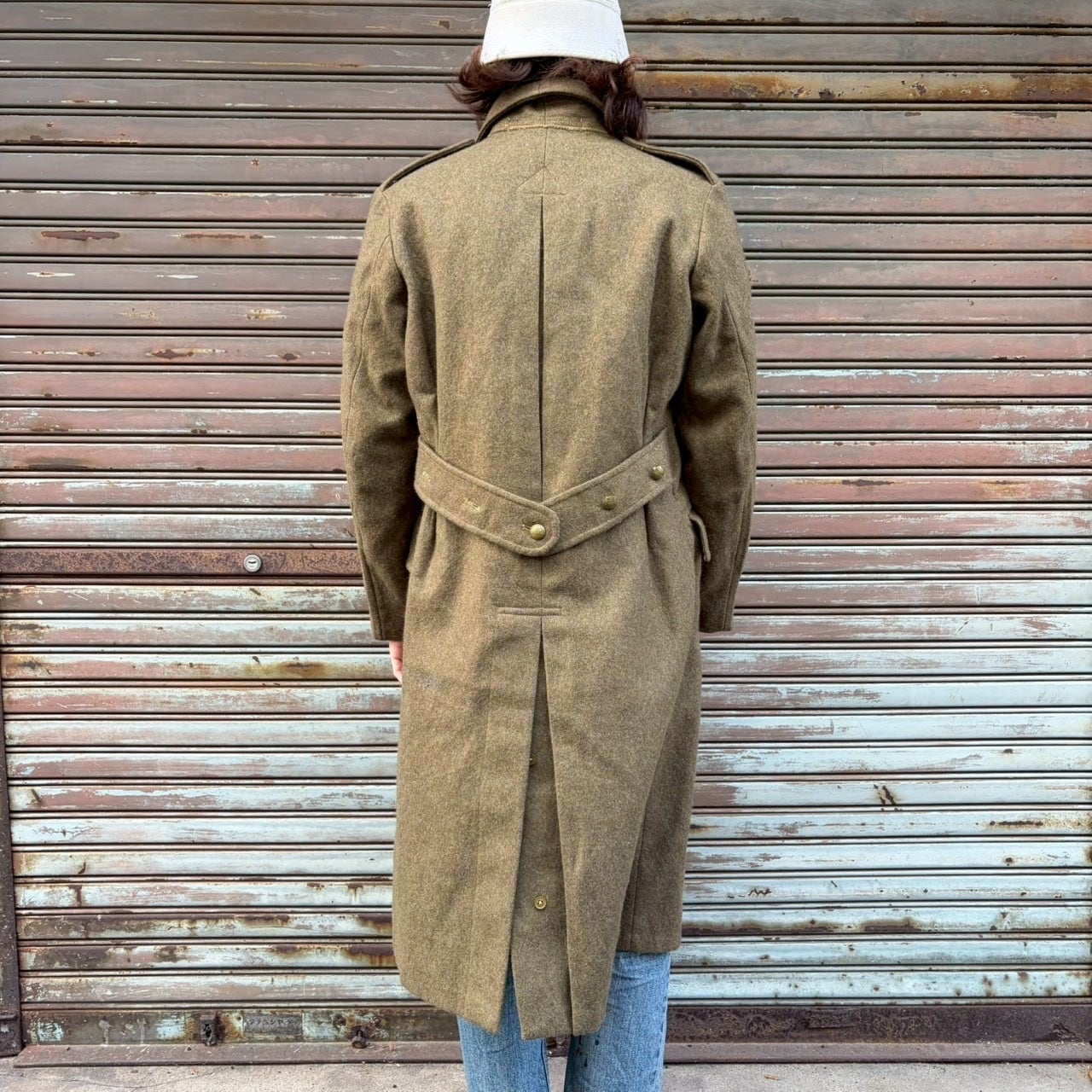 良品 50's イギリス軍 実物 ヴィンテージ オーバー グレートコート