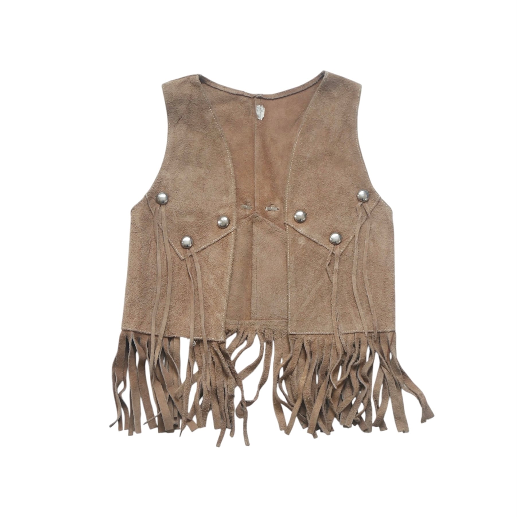 Vintage | Suede Fringe Vest