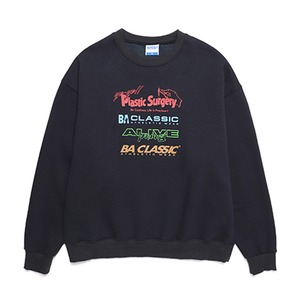 [BURIED ALIVE] BA TOTAL LOGO SWEATSHIRTS CHARCOL 正規品  韓国 ブランド トレーナー bz20011501