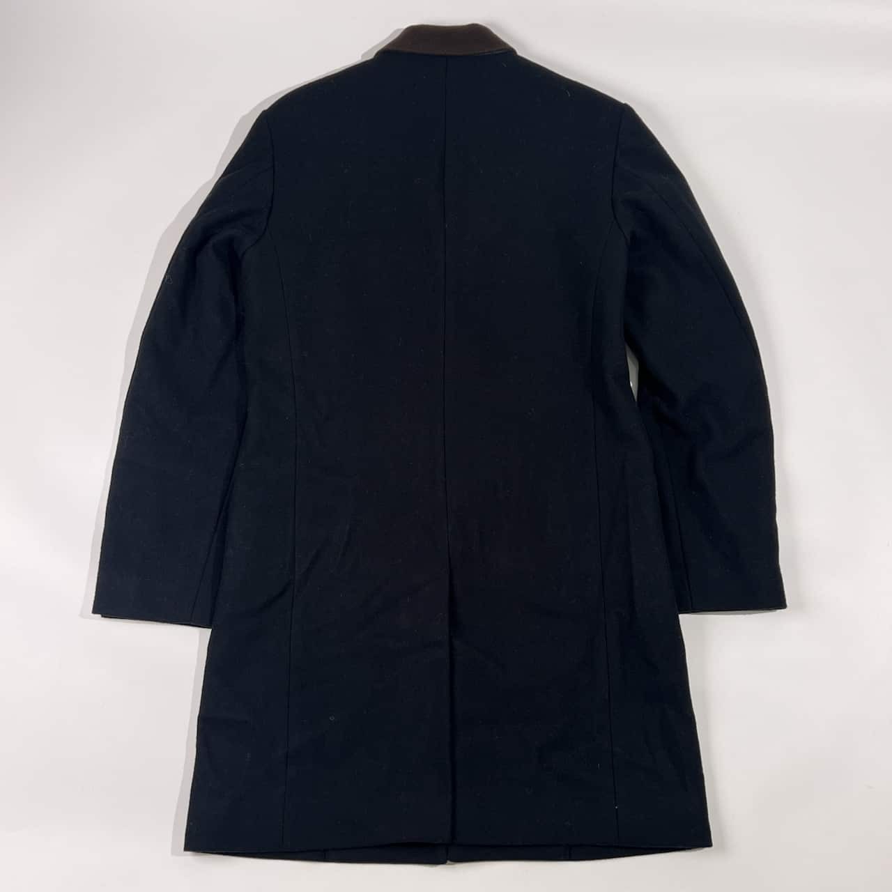 And A アンドエー PERFECT FITTING ウール チェスターコート 40/ブラック メンズ