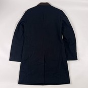 And A アンドエー PERFECT FITTING ウール チェスターコート 40/ブラック メンズ