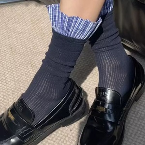 Check Frill  Socks W00071