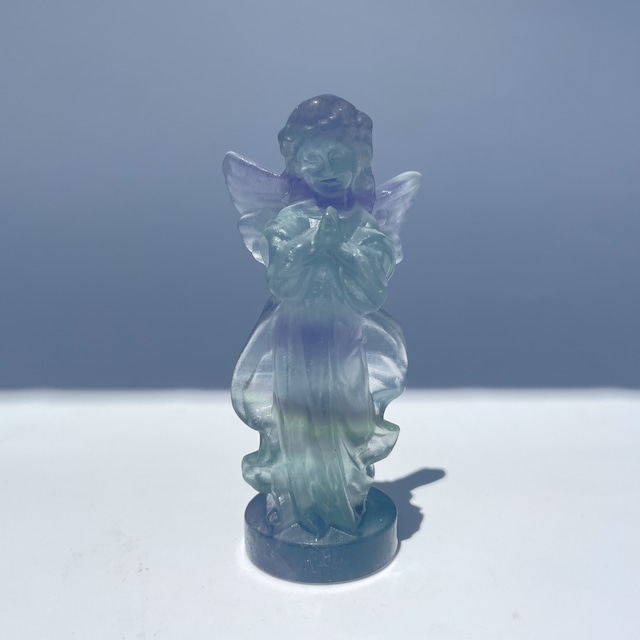 ブルーフローライトのスイートエンジェル03◇Fluorite Angel◇天然石・鉱物・パワーストーン