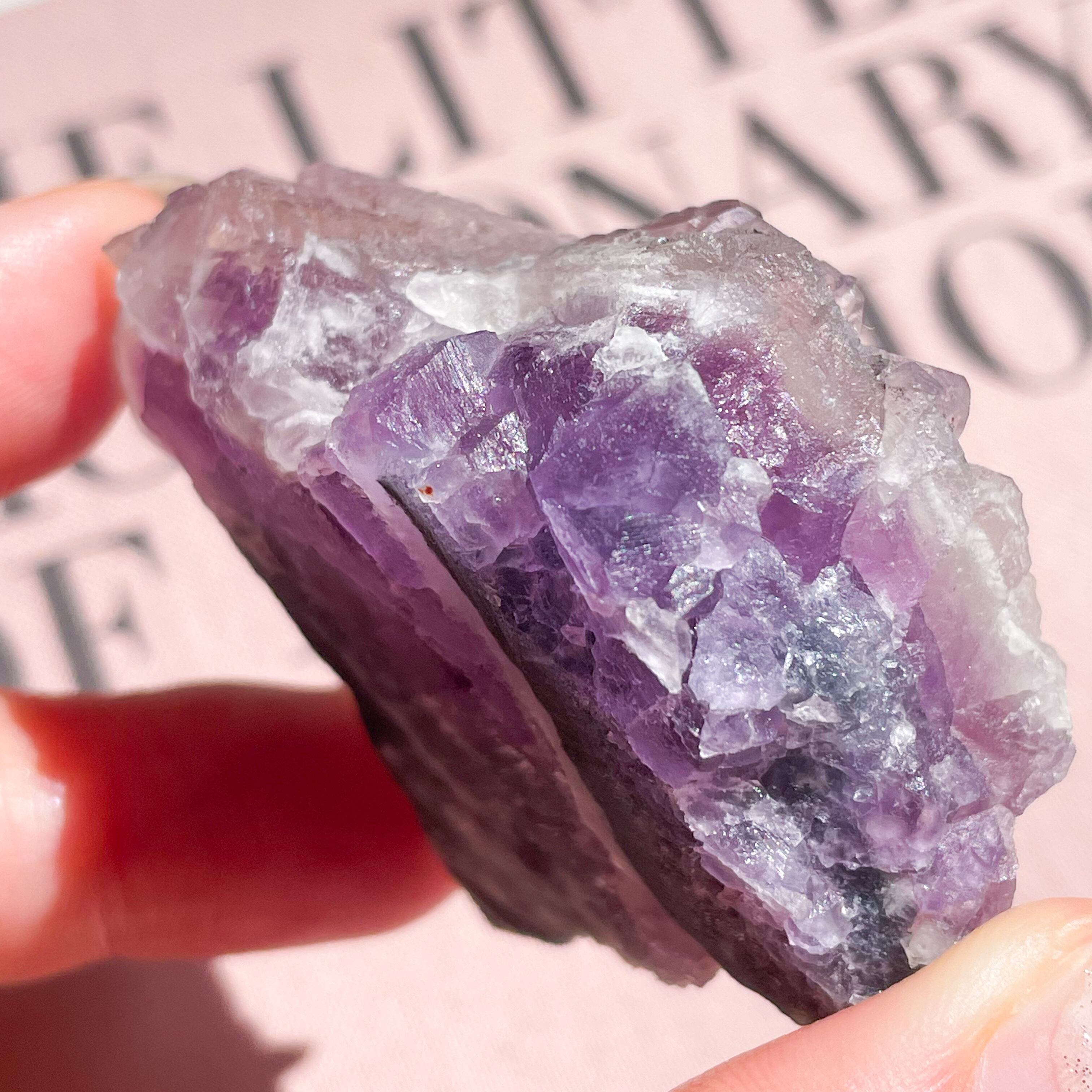 売約済A6-53 天然石 シュガーフローライト 原石 両面美しい 売約済A6-53 天然石 シュガーフローライト 原石 両面美しい 2023