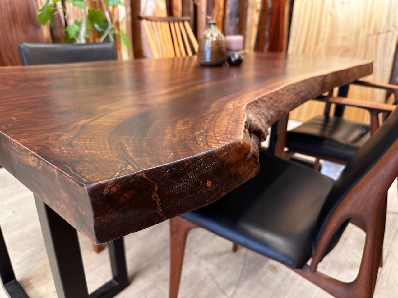 クラロウォールナット_1800×1060-780-610×60_浅草本店_テーブル天板/一