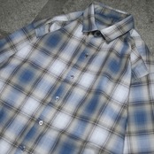 cotton ombre check shirt