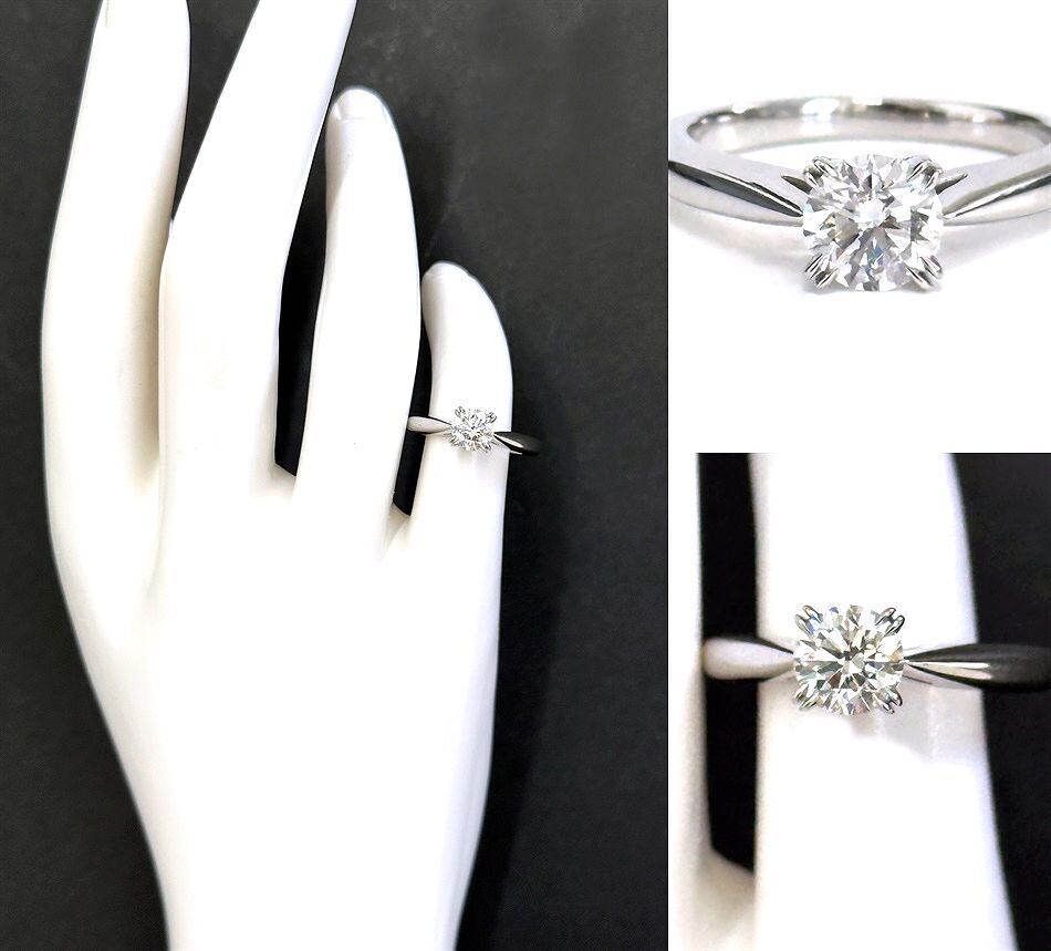 HARRY WINSTON ハリーウィンストン ギャラ付き ラウンド ソリティア