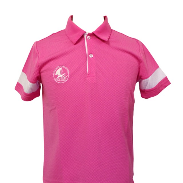 SPSX-001 チェックメッシュポロシャツ(ピンク)