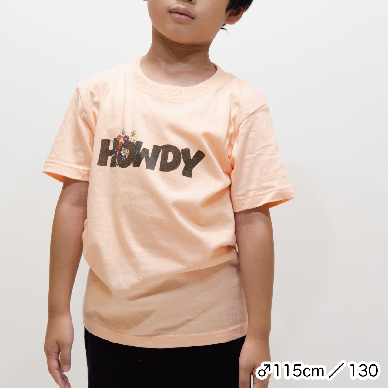 HOWDY dayseye KID'S TEE [アプリコット]