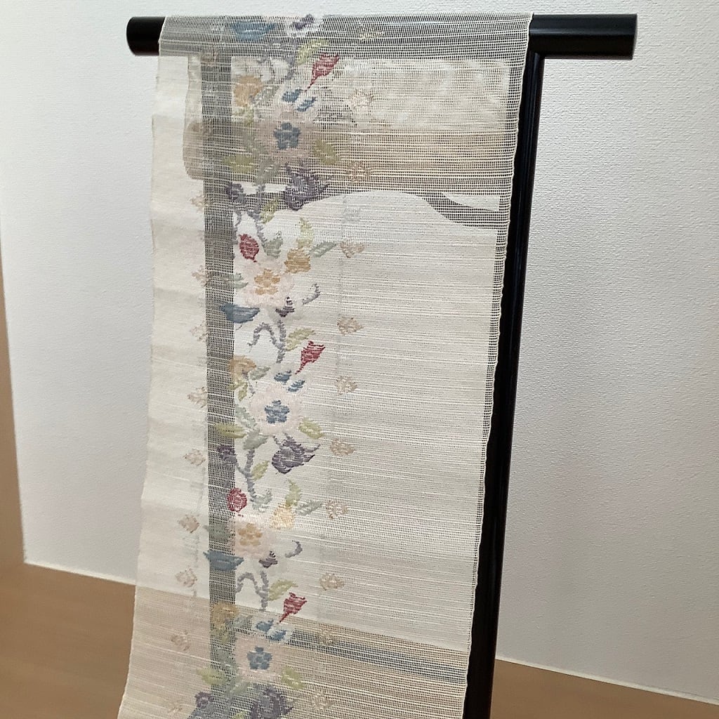 捨松の夏帯 （未仕立て） その3 | 真じま着物