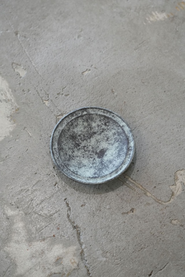 岡崎 慧佑 3寸リム皿（緑）25.12-16