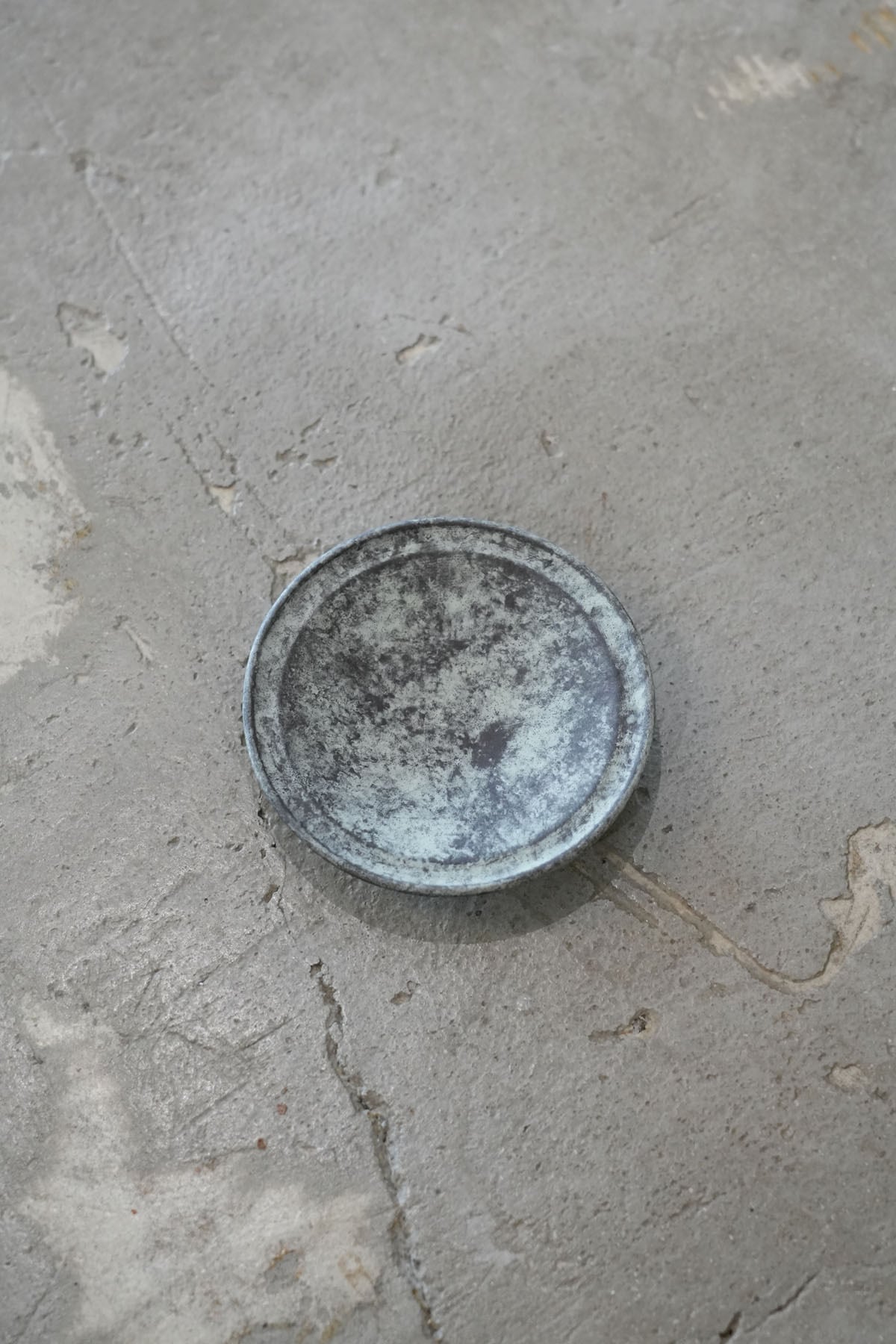 岡崎 慧佑 3寸リム皿(緑)25.12-16