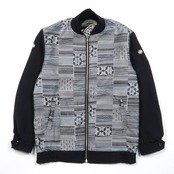 【BJK-M007】Ssize再構築リバーシブル着物ボンバー KIMONO REVERSIBLE BOMBER JACKET
