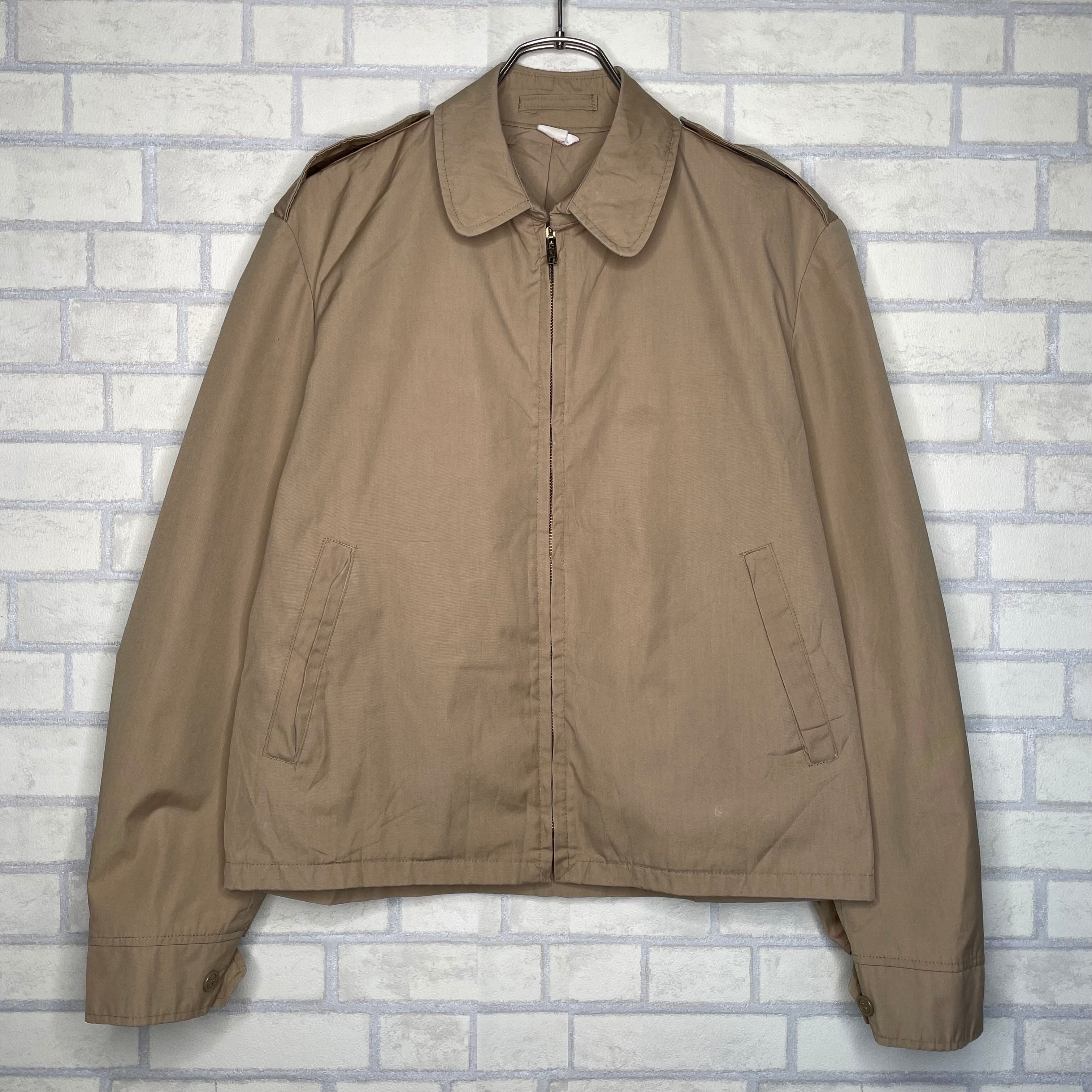 Cieightom スウィングトップ M ベージュ フルジップ サイドポケット 