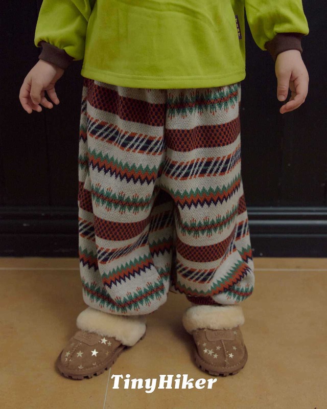 〚予約〛Nordic pattern jogger pants <kids>