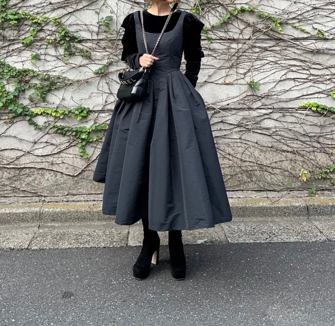 カーヴィーワンピース Anne | Cygne 