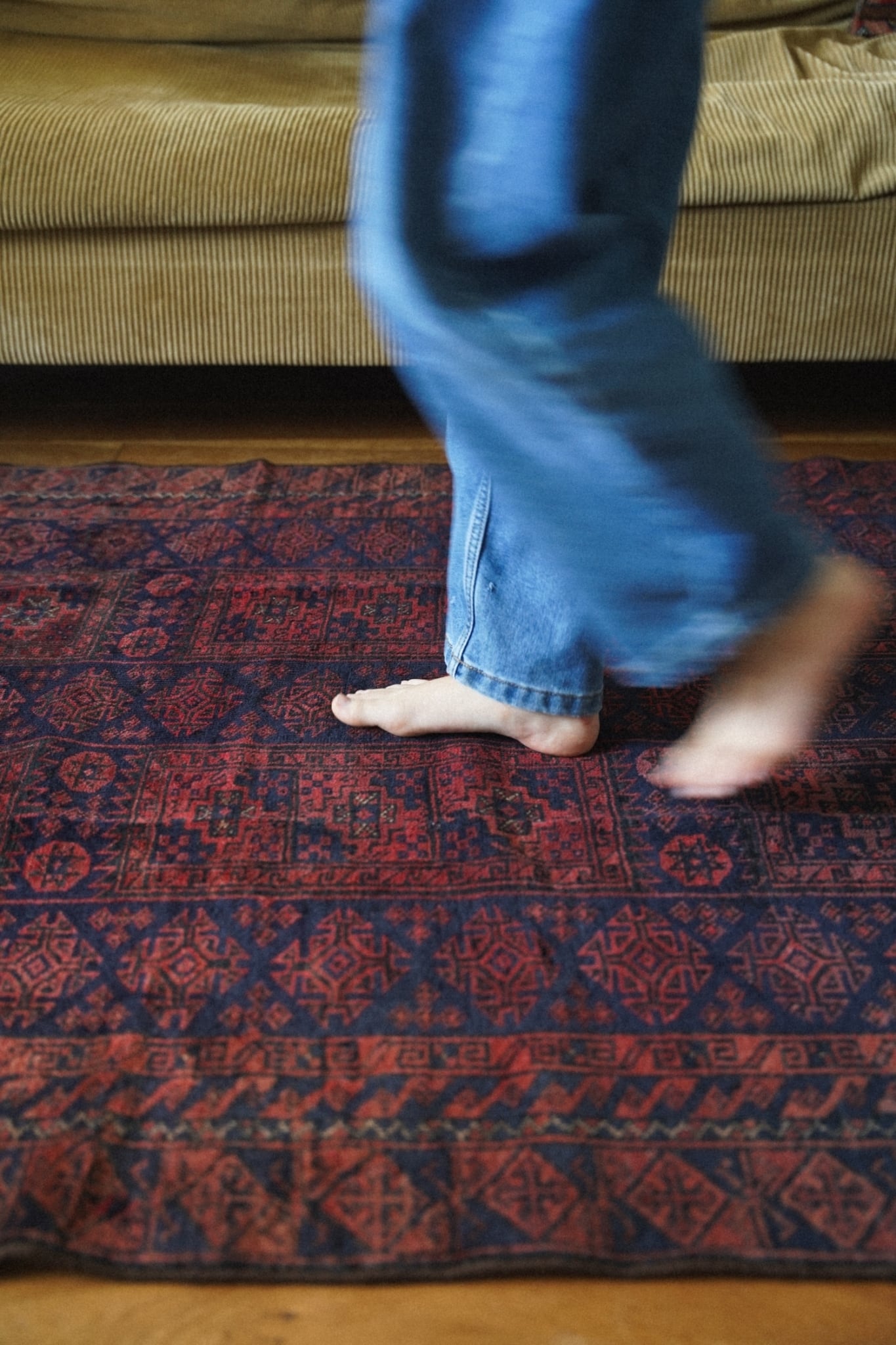 1563-Vintage Yaqub khani Baluch rug