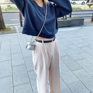 V sweat tops / navy (4月上旬頃発送予定)