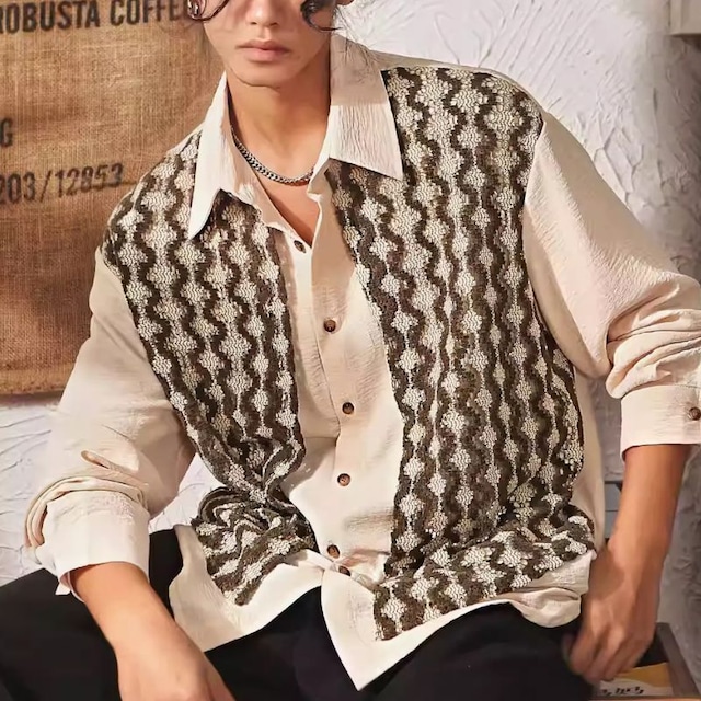 Fake layered shirt M15222