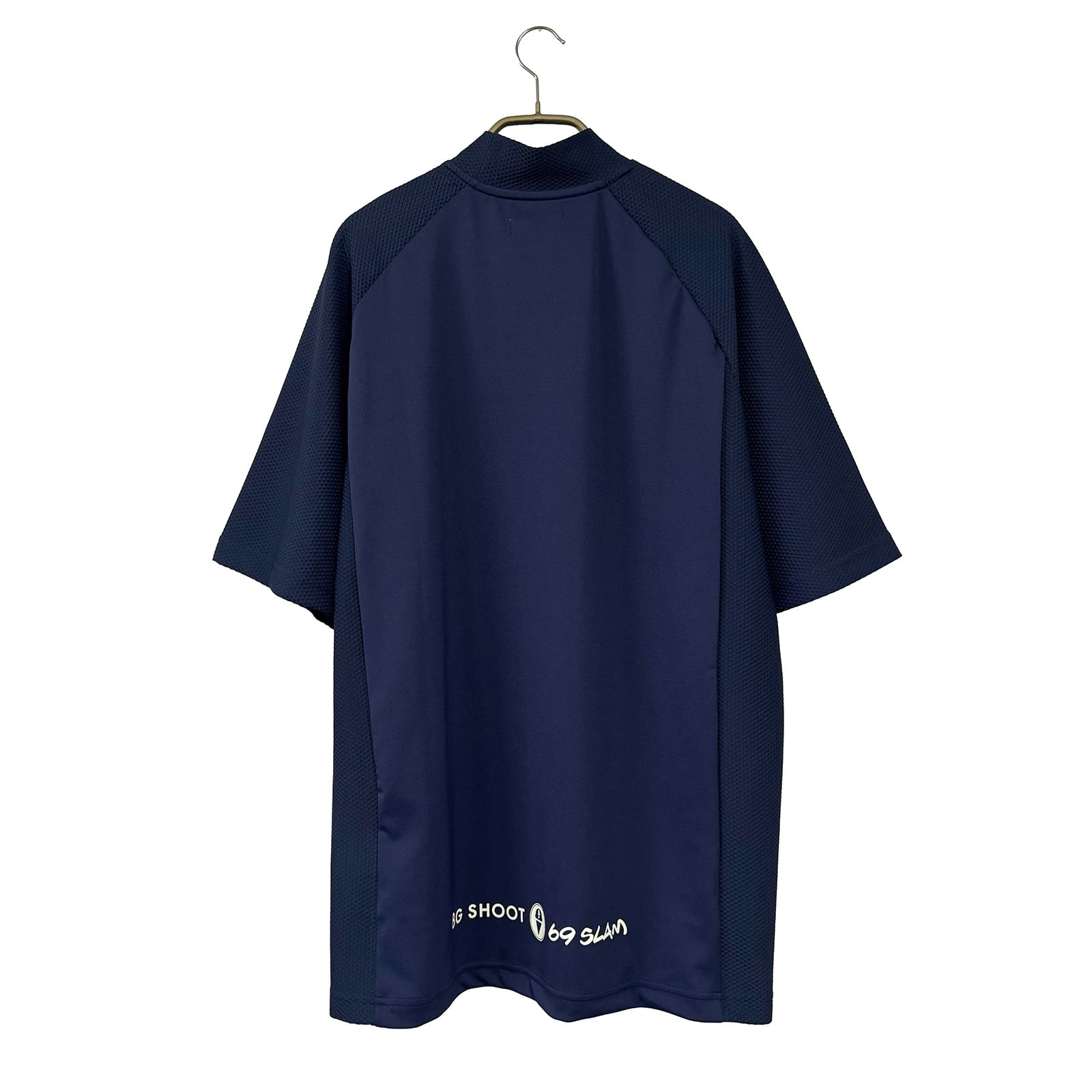 8G SHOOT × 69SLAM MESH SWITCHING MOCK NECK TEE -NAVY- | 8G SHOOT