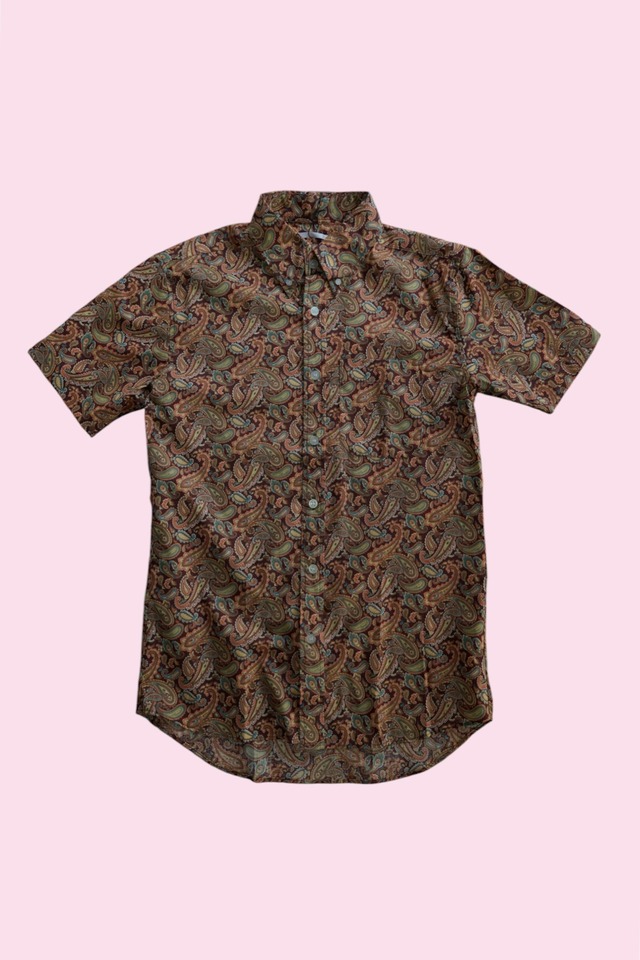 【SALE】 Keisuke Yoneda Archive Collection】 “invariant” Paisley Pattern S/S Shirt