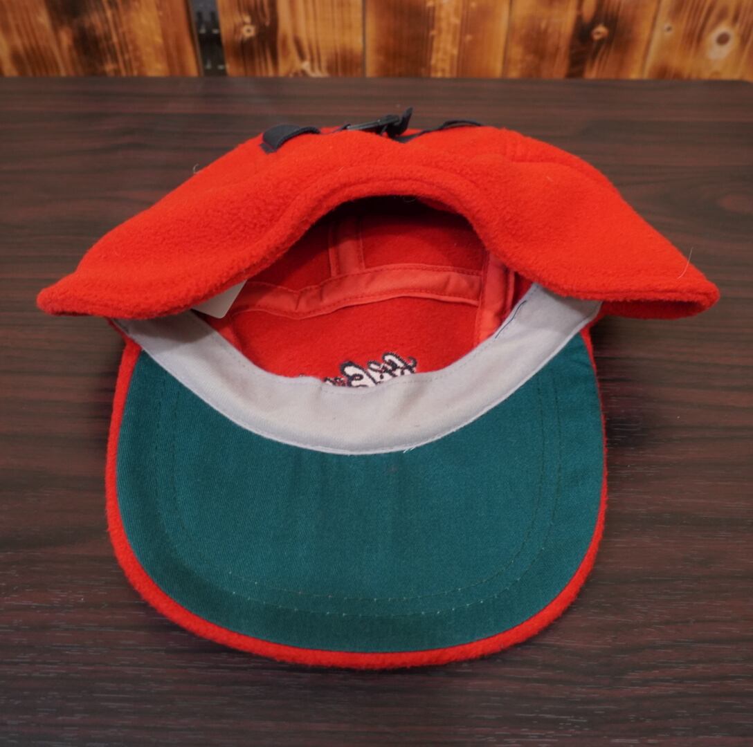 80s90s usa製 l.l.bean フリース 耳付き 2way キャップ llbean