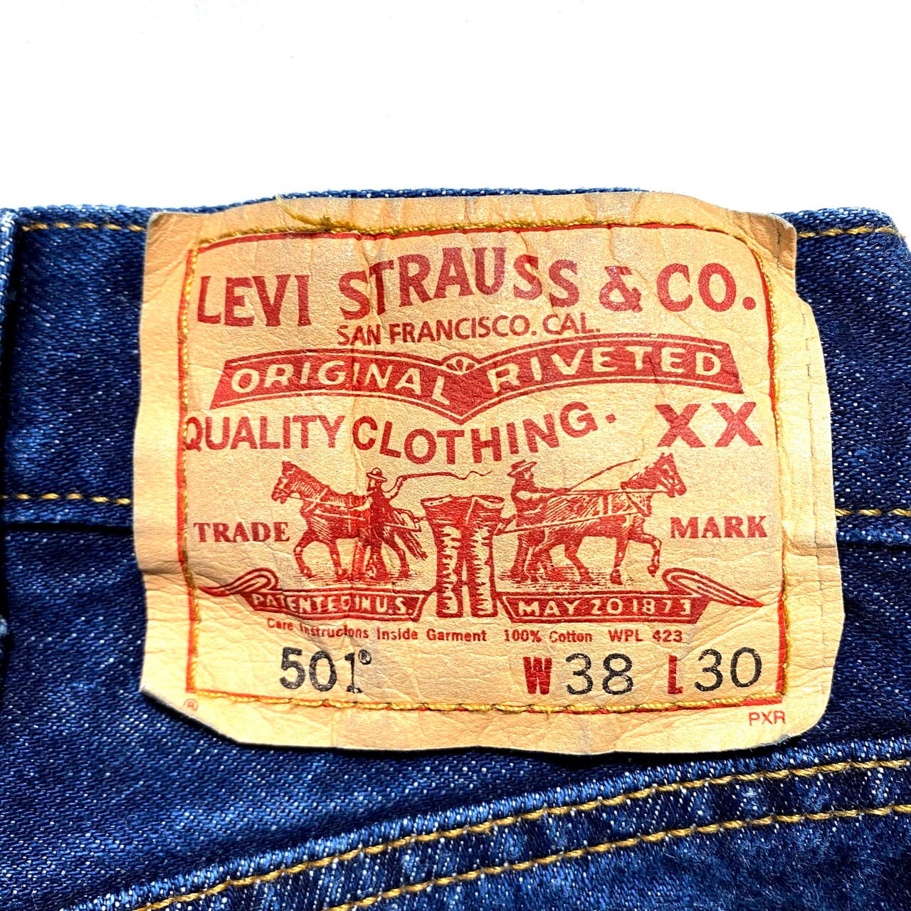 Levi's リーバイス 501 ストレート デニムパンツ ジーンズ メンズW38