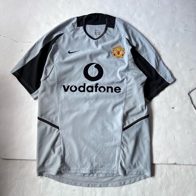 02s〜04s “nike × vodafone” Manchester united soccer game shirt 