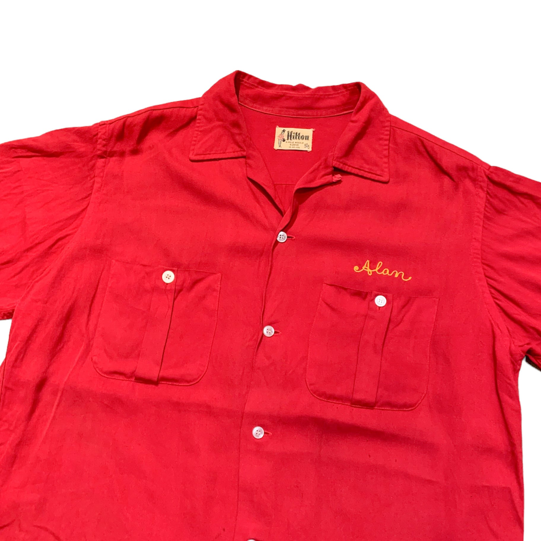 60's Hilton Bowling Shirt / ヒルトン ボウリングシャツ オープン