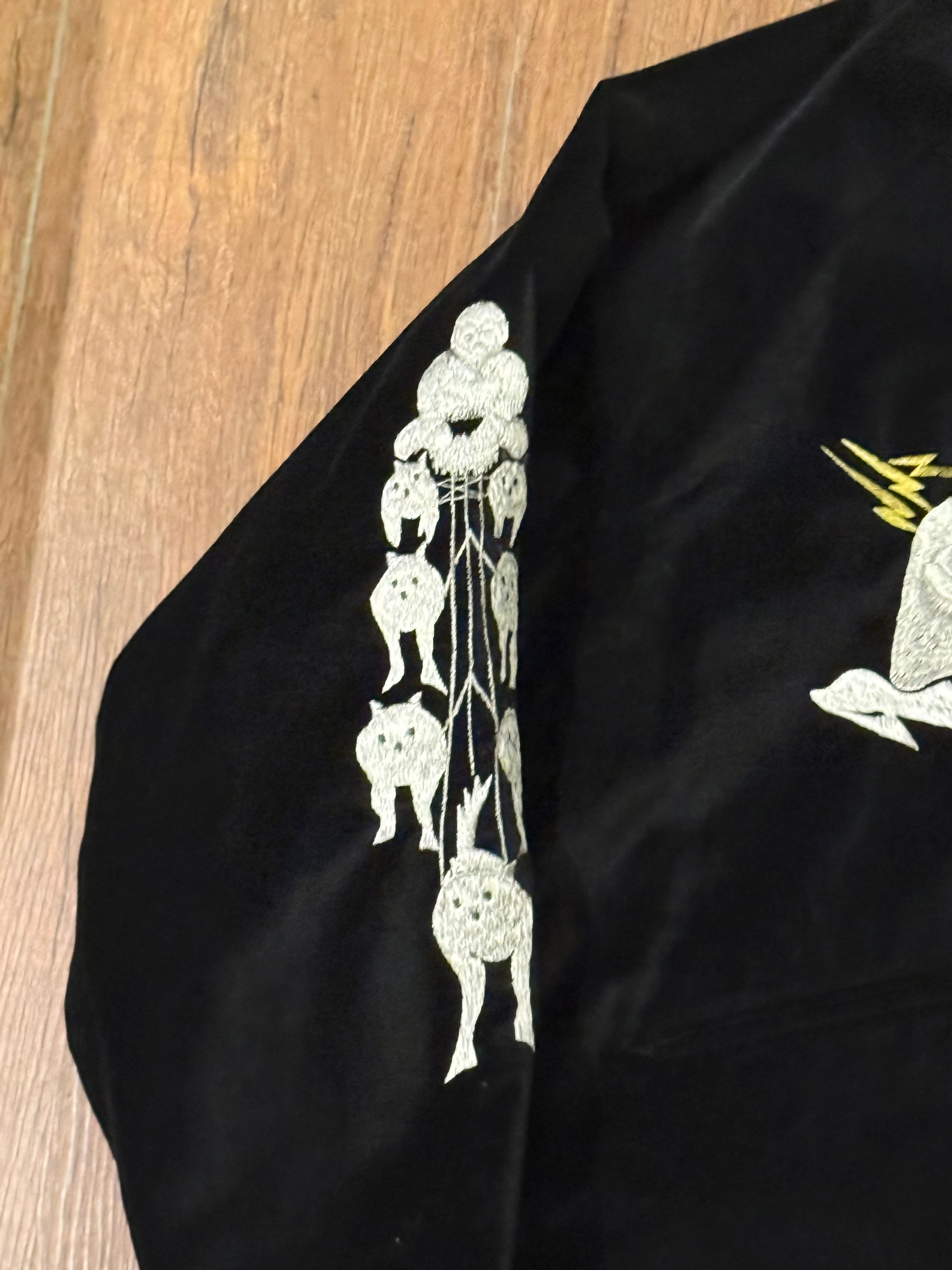 ALL BLACK LIMITED THREEFACE SOUVENIR JACKET 'ALASKA' | vintage
