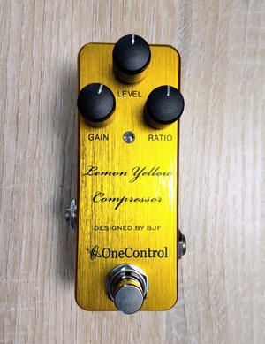 【 Vo/Gt松木使用機材】One Control Lemon Yellow Compressor　動作品