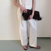 Fleur Broderie Wide Pants F0609