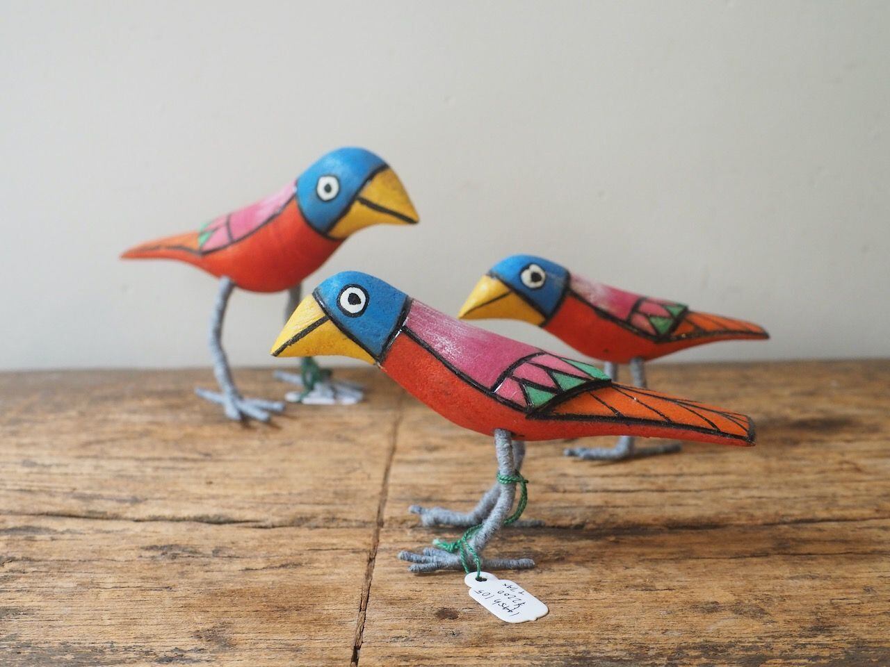 144sh105 インドのカラフルな鳥 M | chahat online store