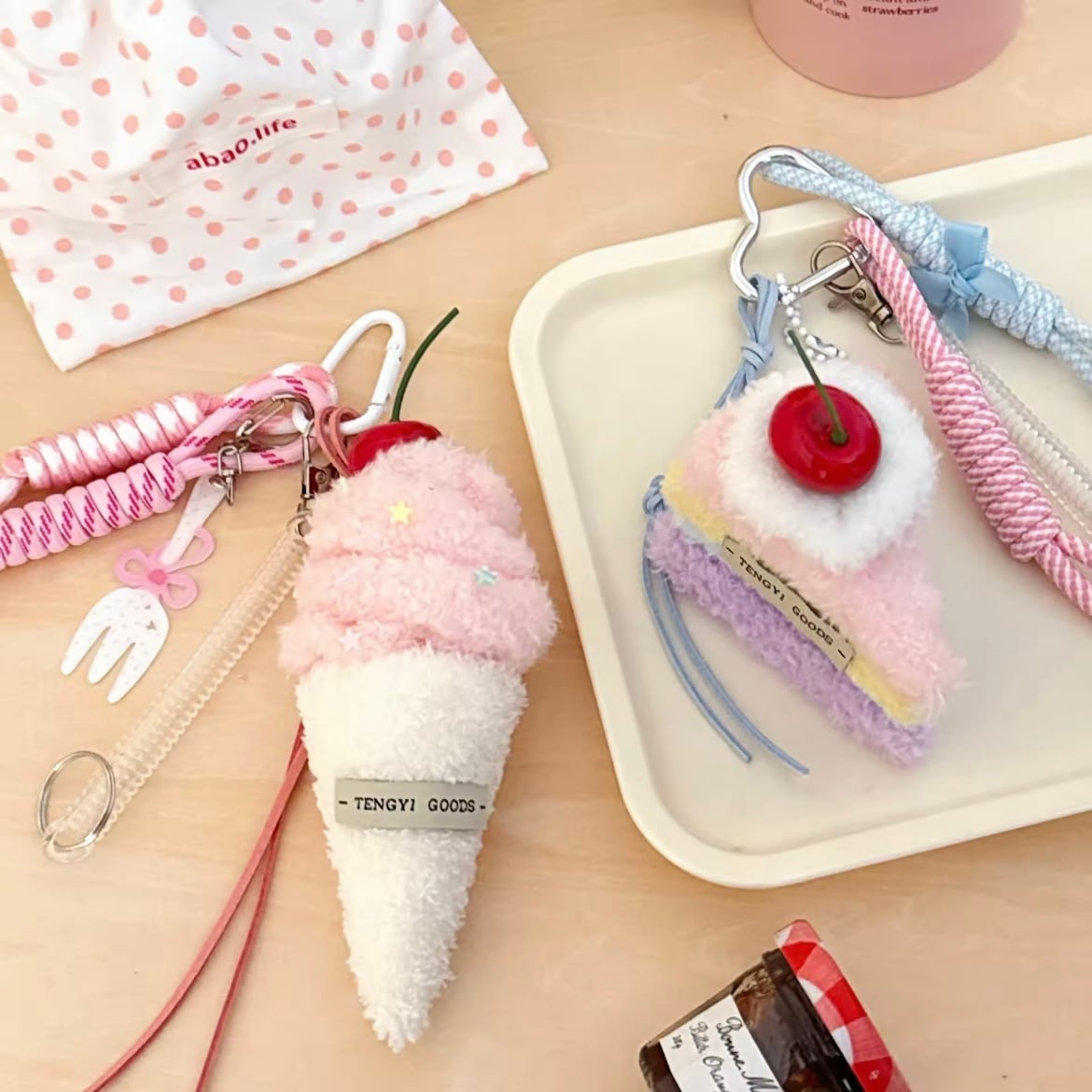 ファンシーバッグチャーム