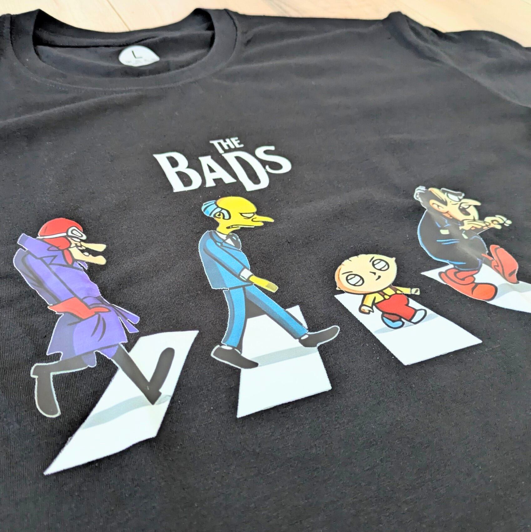 【 The BADS 】Abbey Road / アビーロード / アビイ・ロード / 映画Tシャツ / 80'90' MOVIE / Tシャツ〚アメリカン雑貨 アメトイ〛