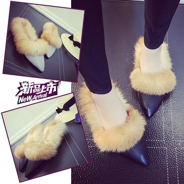 【新作】【送料無料】 愛好家のトレンドの新しいバージョンに加えて、ベルベットのスノーシューズ、ローカットのエンドウ豆の綿の靴、怠惰なワンステップのカジュアルな女性の綿の靴-アリババ コットン 10b768192015042