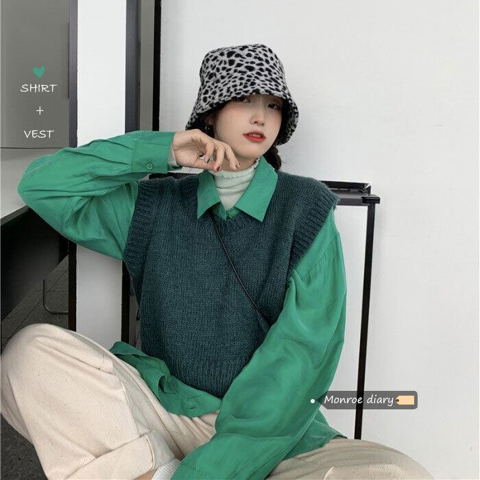 グリーンニットスプリングセーター ジャケット ショートトップス 春物 モンロー94092378342