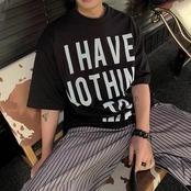 アルファベットプリントTシャツ A4023